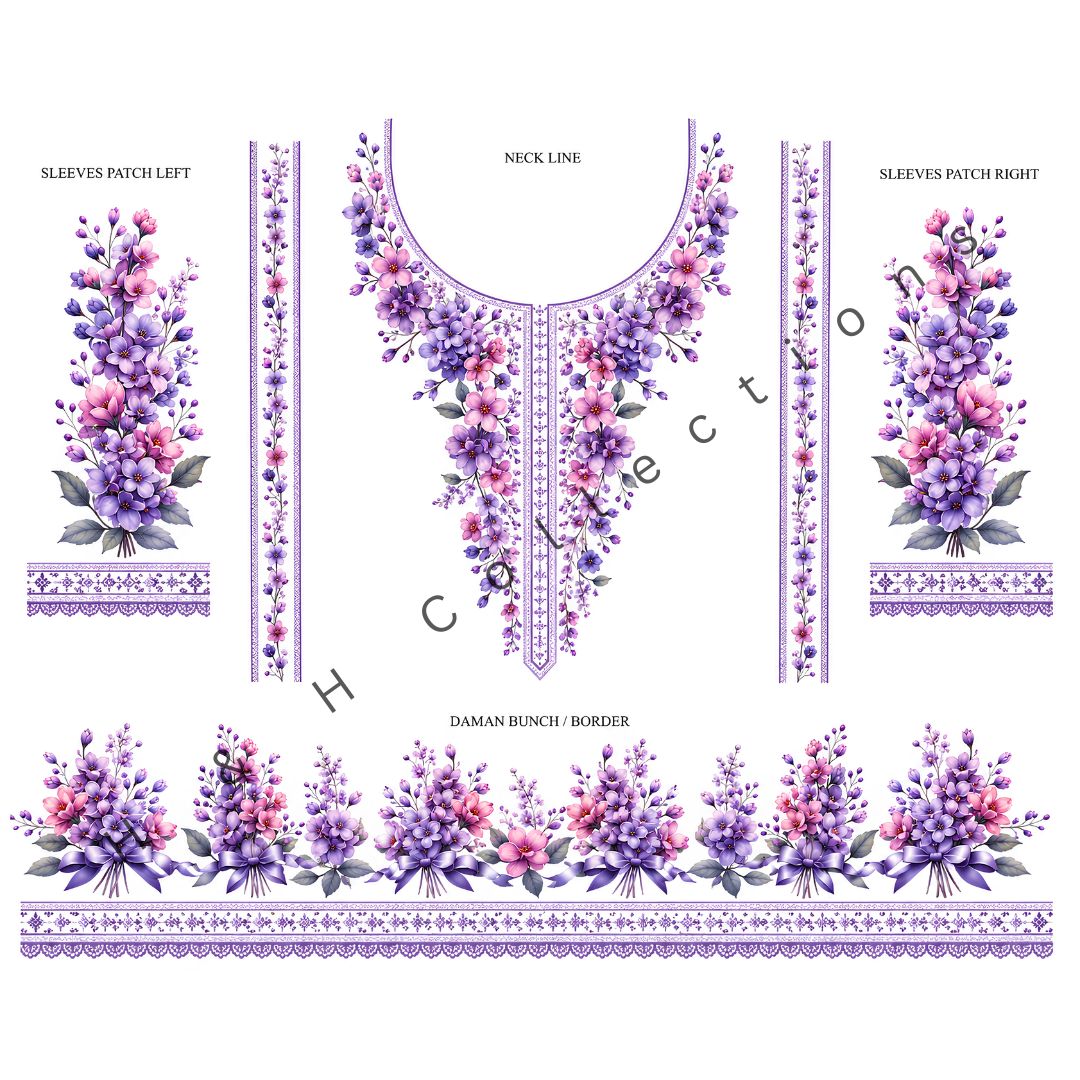 Embroidered Look Complete Set 5