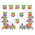 Embroidered Look Daman & Bunches 004