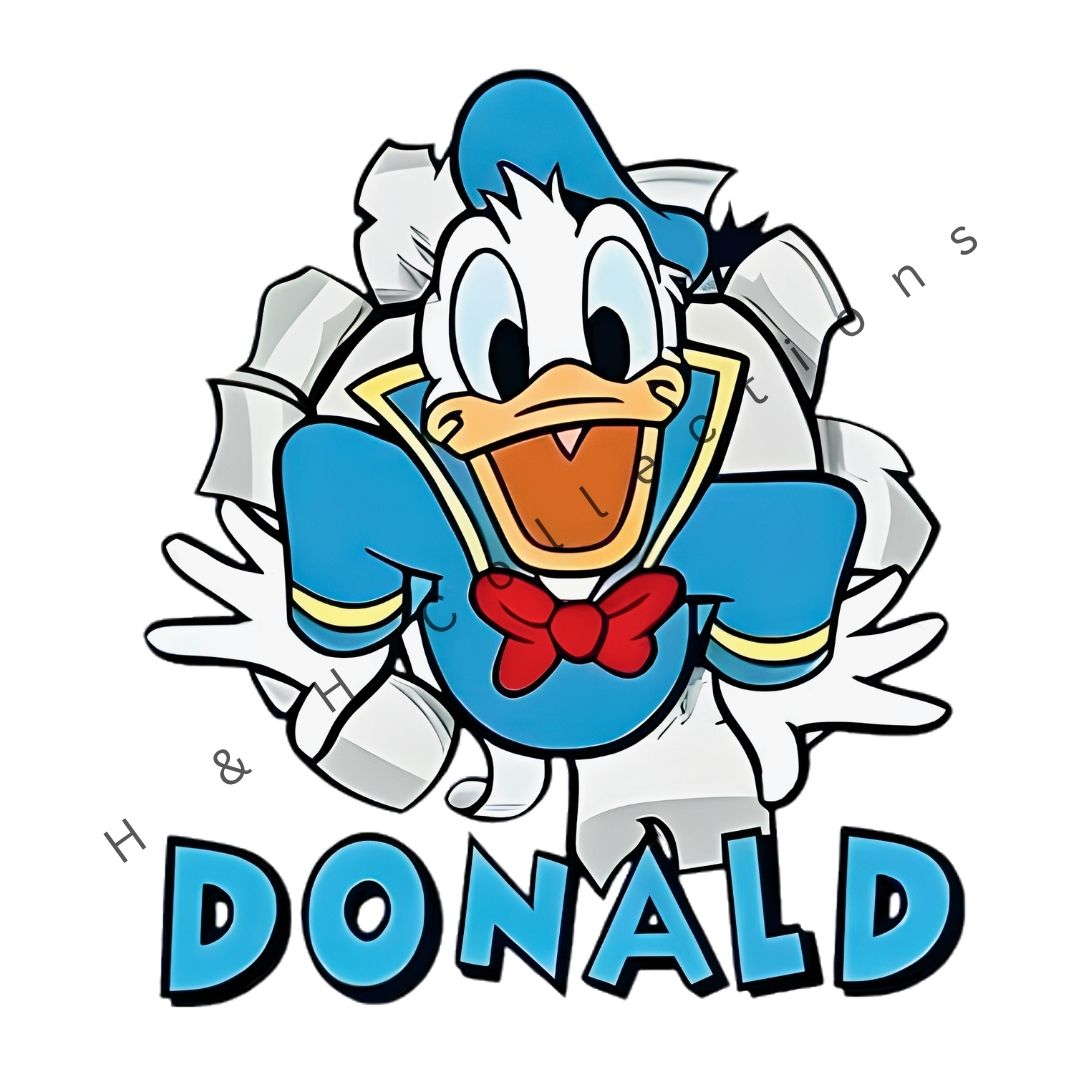 DTF Heat Transfer Cartoon Patch 034
