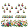 DTF Heat Transfer Embroidered Look Set 031 DTF heat transfer design