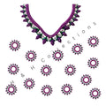 DTF Heat Transfer Embroidered Look Set 028 DTF heat transfer design