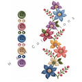 DTF Heat Transfer Embroidered Look Set 029 DTF heat transfer design
