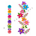 DTF Heat Transfer Embroidered Look Set 030 DTF heat transfer design