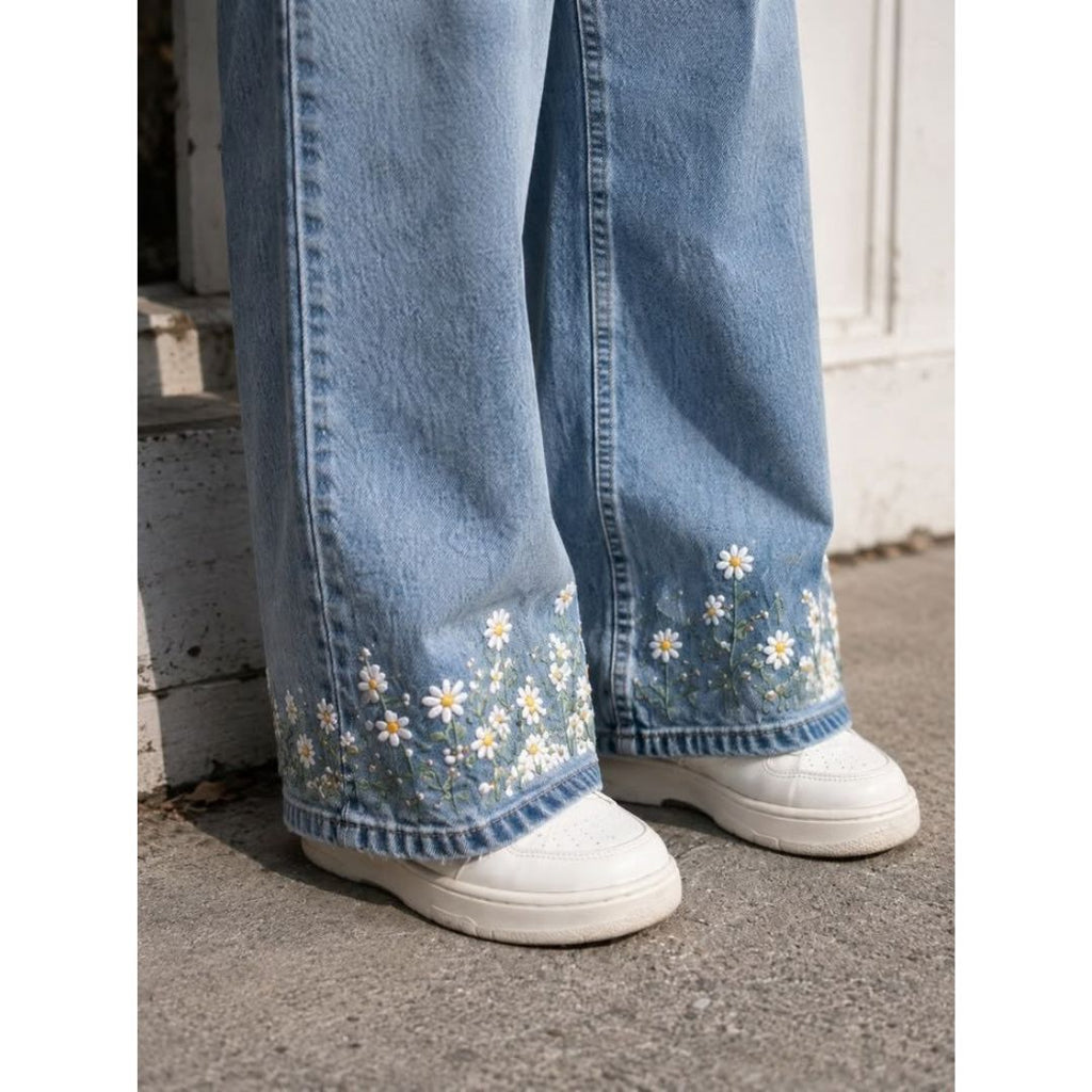 DTF Heat Transfer Jeans Design 001