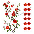 DTF Heat Transfer Embroidered Look Set 034