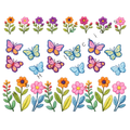 DTF Heat Transfer Embroidered Look Set 025