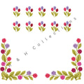 Embroidered Look Daman & Bunches 002